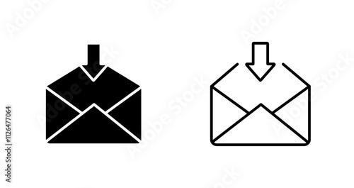 Receive Icon Icon Design