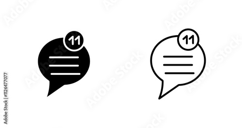 Unread Message Icon Design