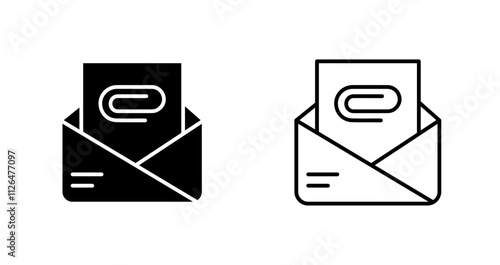 Attachment Clip Icon Design