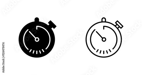 Stopwatch Icon Design