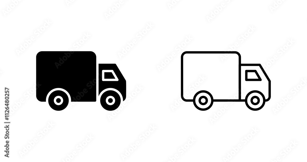 Truck Icon Design Truck Icon Design