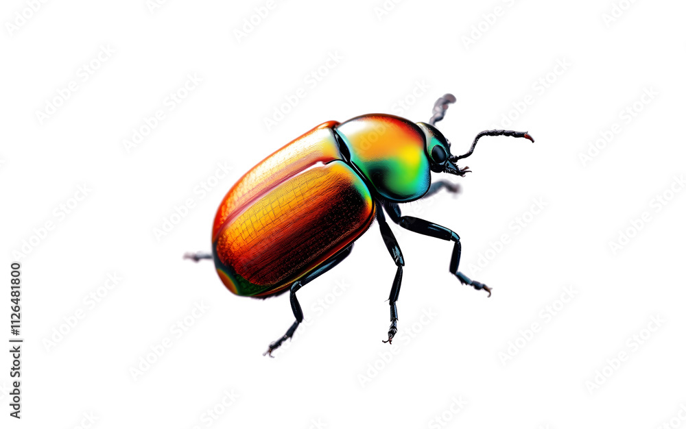 Metallic Beetle in Flight isolated on transparent background Metallic Beetle in Flight isolated on transparent background