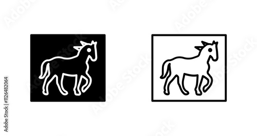 Pin the Tail Game Icon Design