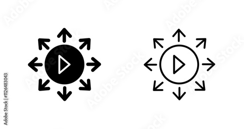 Viral Content Icon Design