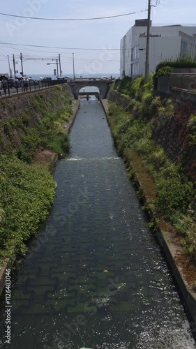 bridge over river in the city
