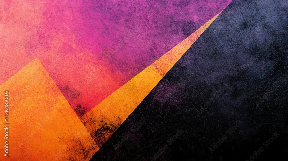 Abstract background grainy texture black orange purple pink yellow color gradient shape dark banner poster header backdrop design copy space Abstract background grainy texture black orange purple pink yellow color gradient shape dark banner poster header backdrop design copy space