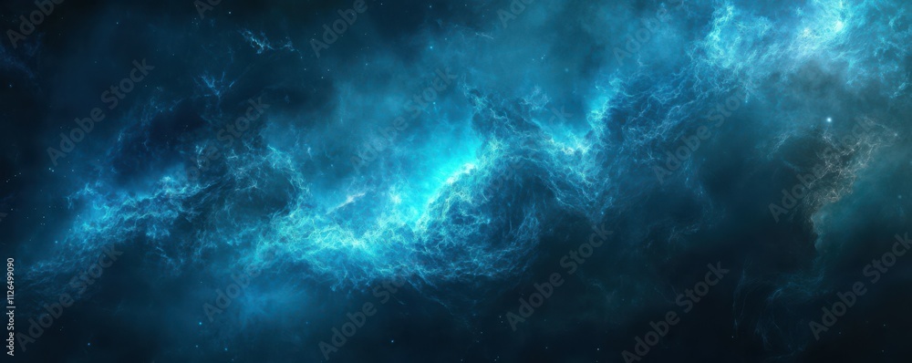 Blue lightning with dark background Blue lightning with dark background