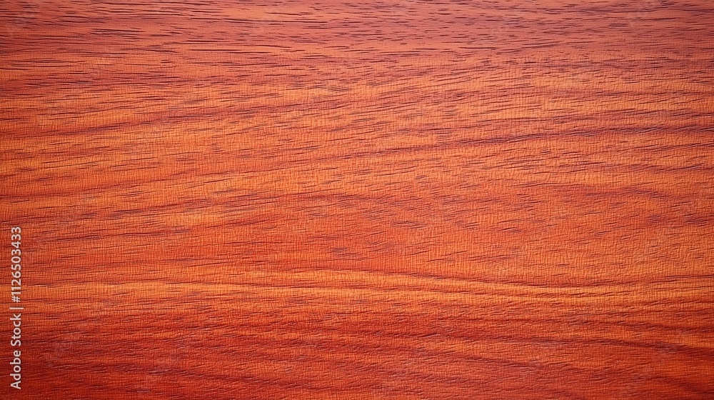 A macro shot of mahogany wood texture showing fine, smooth grain with warm reddish-brown tones, ideal for backgrounds or design materials in a natural style A macro shot of mahogany wood texture showing fine, smooth grain with warm reddish-brown tones, ideal for backgrounds or design materials in a natural style