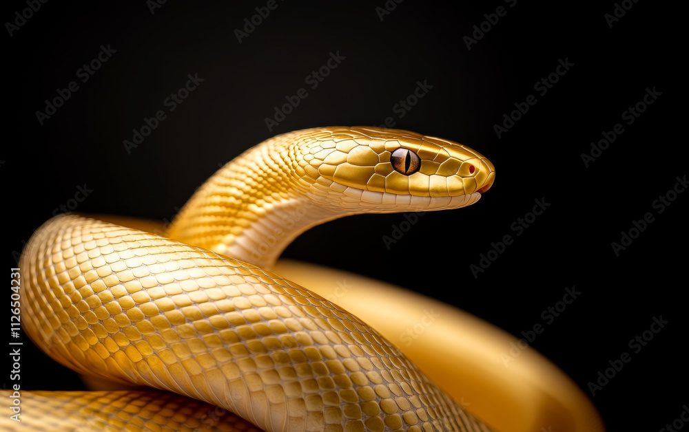 Golden snake theme business background Golden snake theme business background