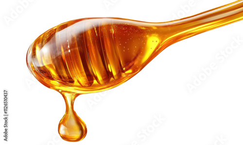 Wallpaper Mural Honey drips isolated on transparent background Torontodigital.ca