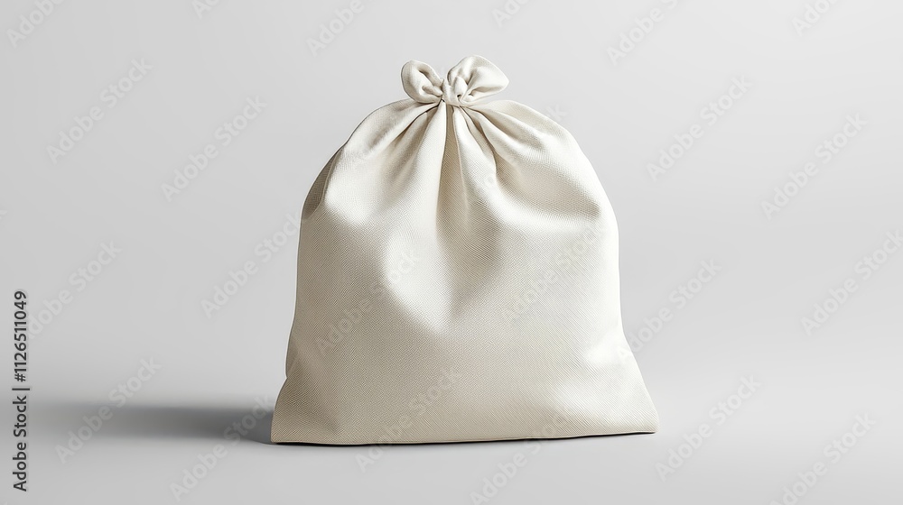 Simple Cotton Cloth Bag Mockup with Blank Surface for Product Presentation Simple Cotton Cloth Bag Mockup with Blank Surface for Product Presentation