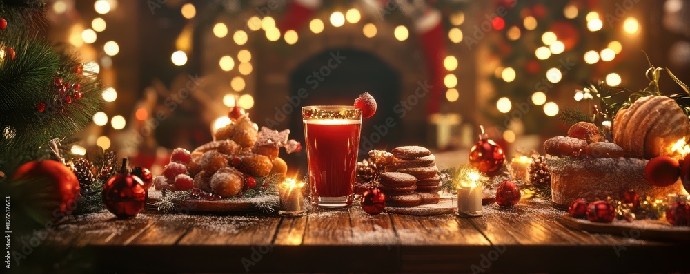 Christmas menu concept Christmas menu concept