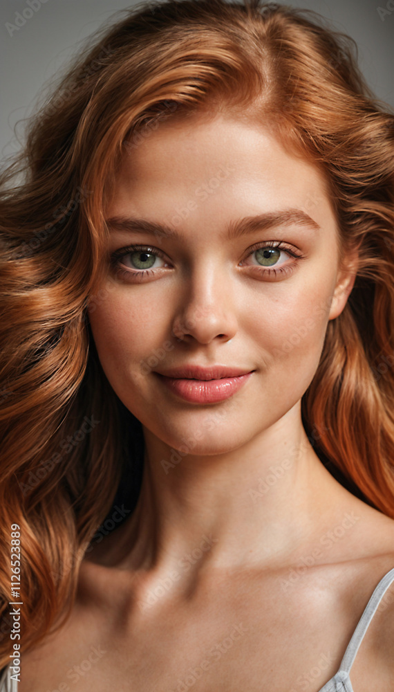Fototapeta premium Eternal Elegance: A Portrait of Timeless Beauty
