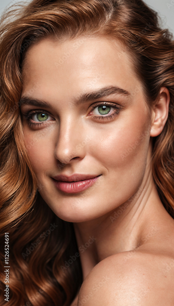 Fototapeta premium Eternal Elegance: A Portrait of Timeless Beauty