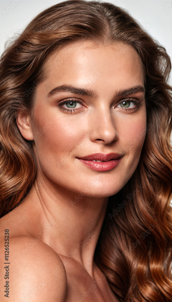 Fototapeta premium Eternal Elegance: A Portrait of Timeless Beauty