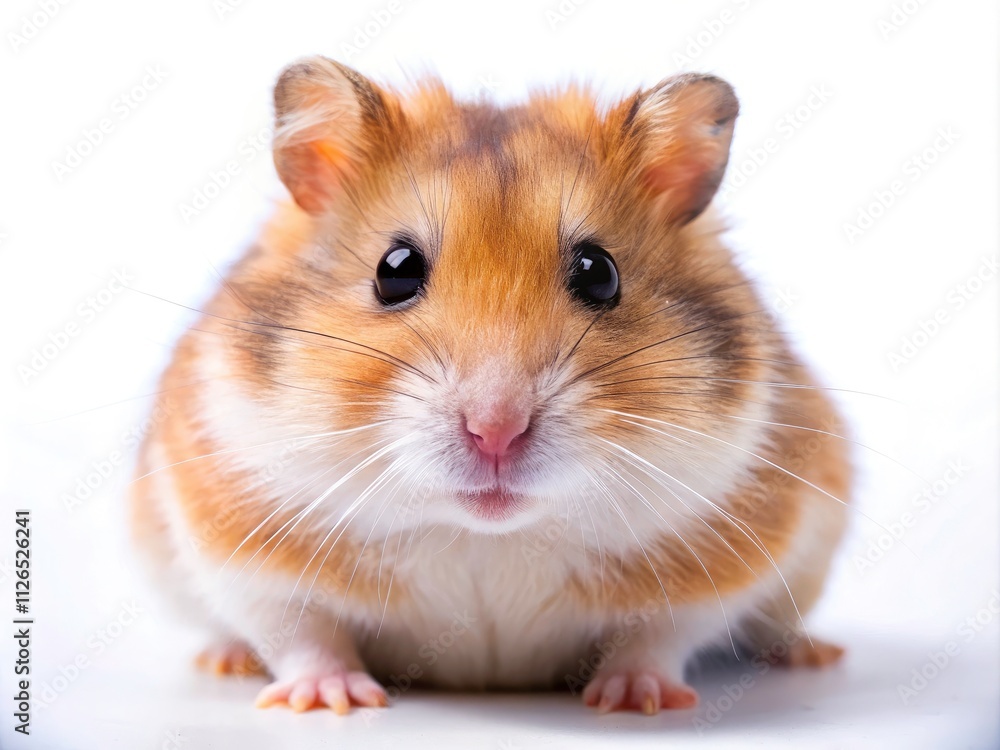 Adorable Hamster Low Light Photography, White Background, Pet Rodent, Cute Animal Image, Nighttime Hamster Adorable Hamster Low Light Photography, White Background, Pet Rodent, Cute Animal Image, Nighttime Hamster