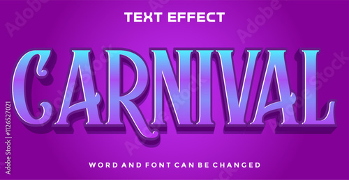Carnival  editable text effect