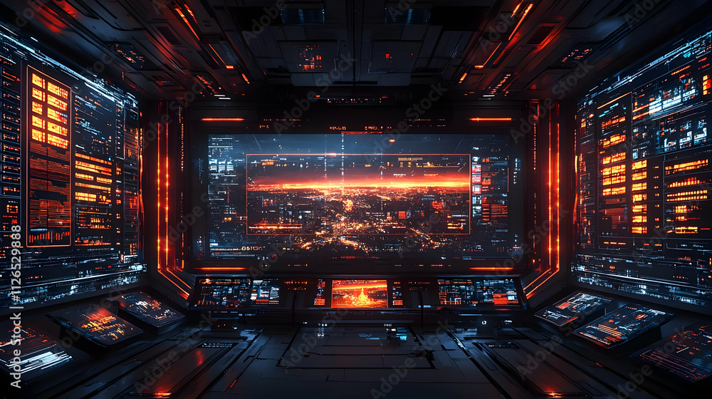 Futuristic Control Room: Exploring Sci-Fi Interfaces Futuristic Control Room: Exploring Sci-Fi Interfaces