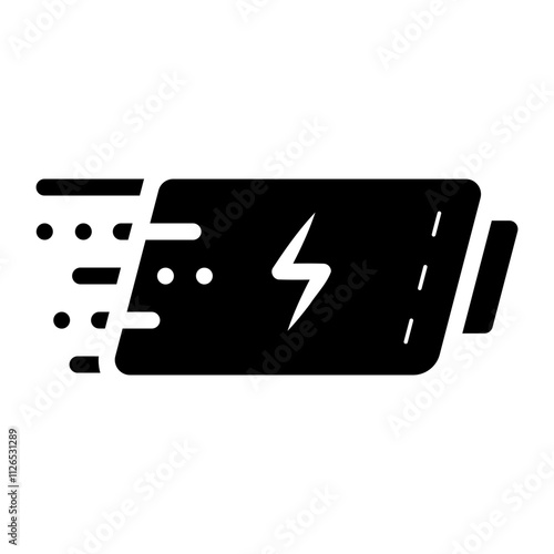 fast charging battery icon