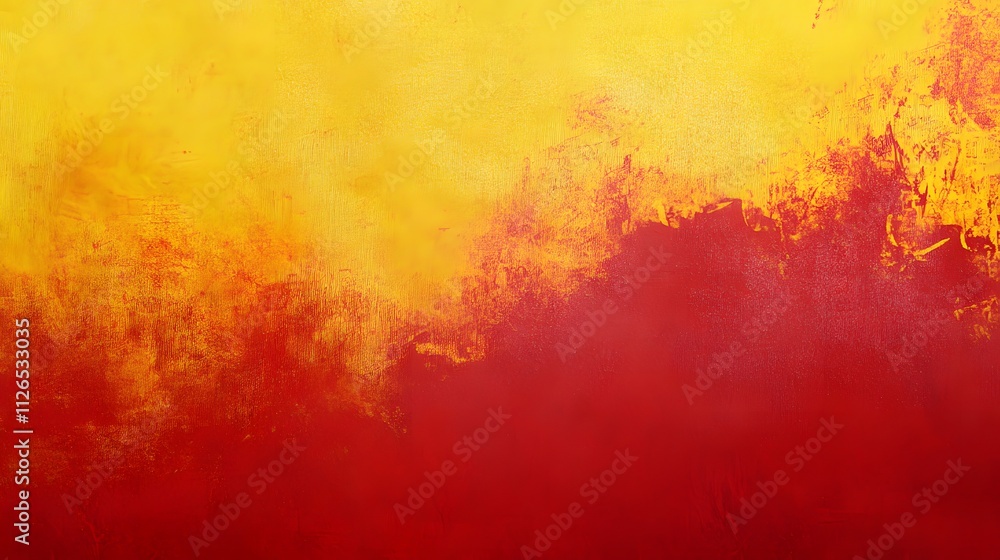 Abstract Red And Yellow Painted Texture Abstract Red And Yellow Painted Texture