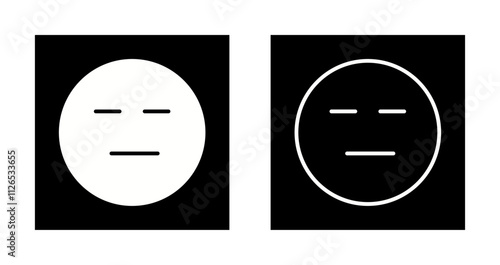 Neutral Face Icon Design