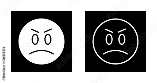 Angry Face Icon Design
