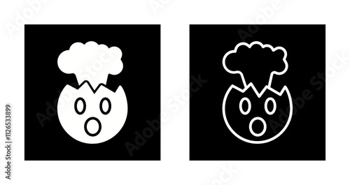 Exploding Head Icon Design