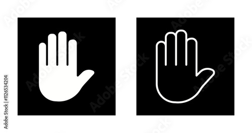 Raising Hands Icon Design