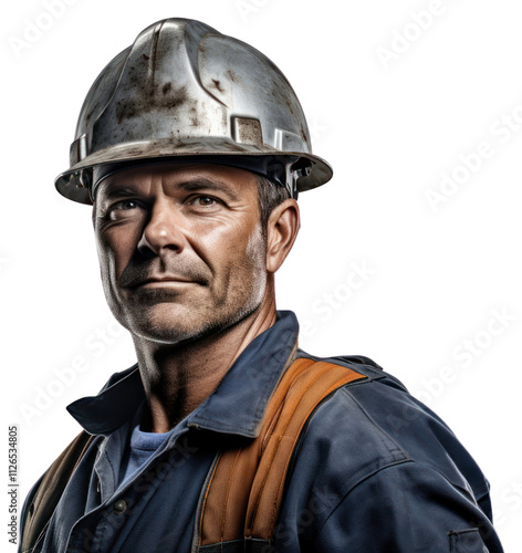 PNG Portrait industry hardhat helmet.