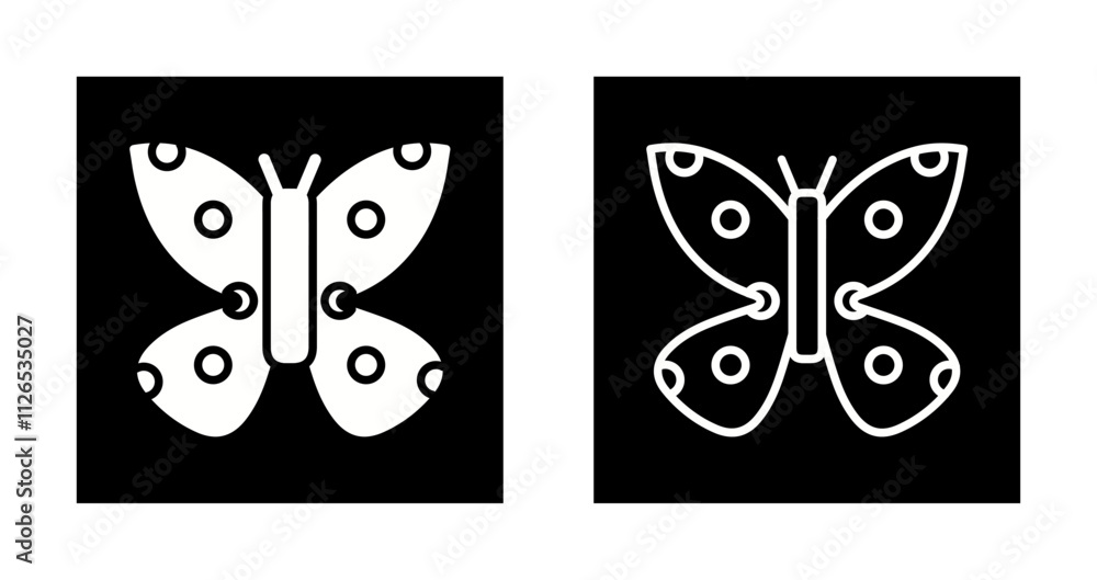 Obraz premium Butterfly Icon Design