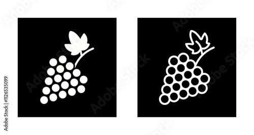 Grapes Icon Design