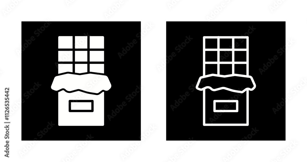 Chocolate Bar Icon Design Chocolate Bar Icon Design