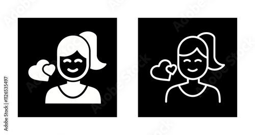 Love and Affection Icon Design
