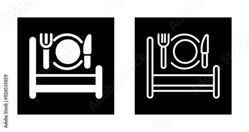 Breakfast in Bed Icon Design