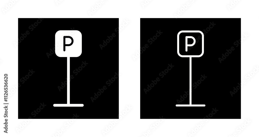P Button Icon Design P Button Icon Design