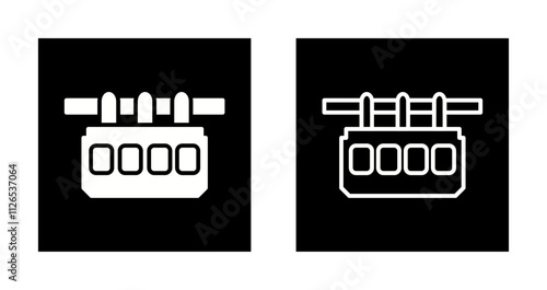 Suspension Railway Icon Design