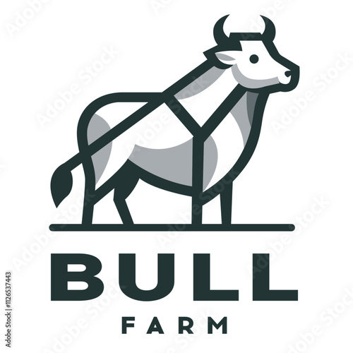 LOGO BULL GEOMÉTRICO