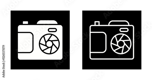 Camera Lenses Icon Design