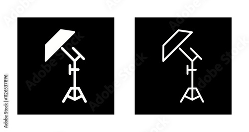 Photography Reflectors Icon Design