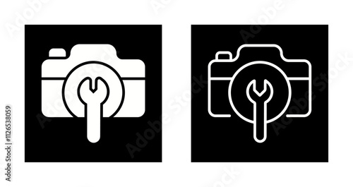 Camera Maintenance Icon Design