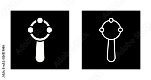 Rattles & Toys Icon Design