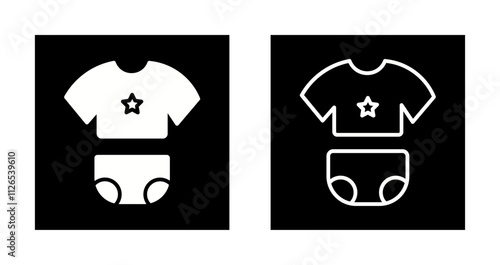 Baby Clothes Icon Design