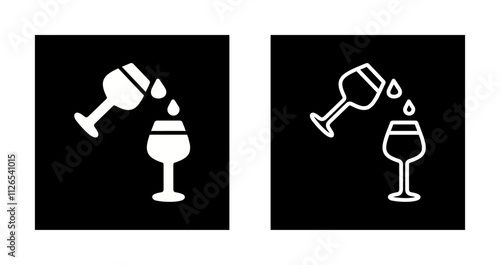 Wine Sip Icon Design