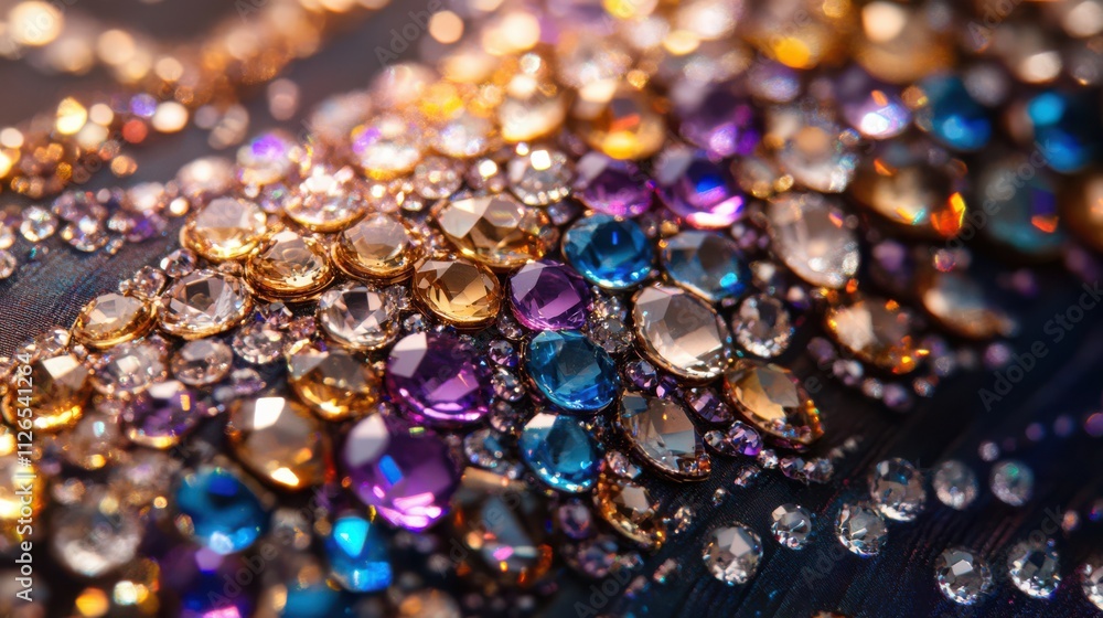 Close-up of sparkling crystals symbolizing elegance and craftsmanship. Close-up of sparkling crystals symbolizing elegance and craftsmanship.
