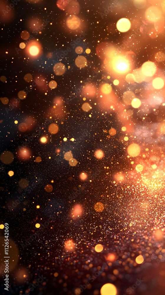 Glimmering Lights Sparkle Brightly in Festive Night Glimmering Lights Sparkle Brightly in Festive Night