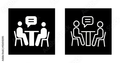 News Interview Icon Design