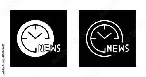 News Hour Icon Design