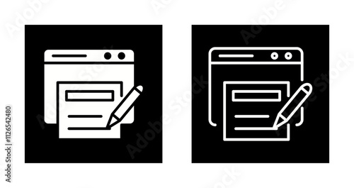 News Blog Icon Design