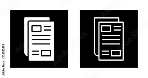 Newspaper Icon Design