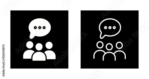 Group Chat Icon Design